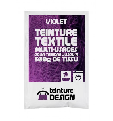 Teinture textile violet