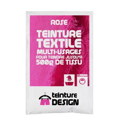 Teinture textile rose