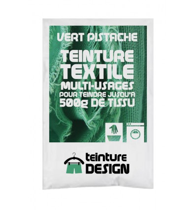 Teinture textile vert pistache